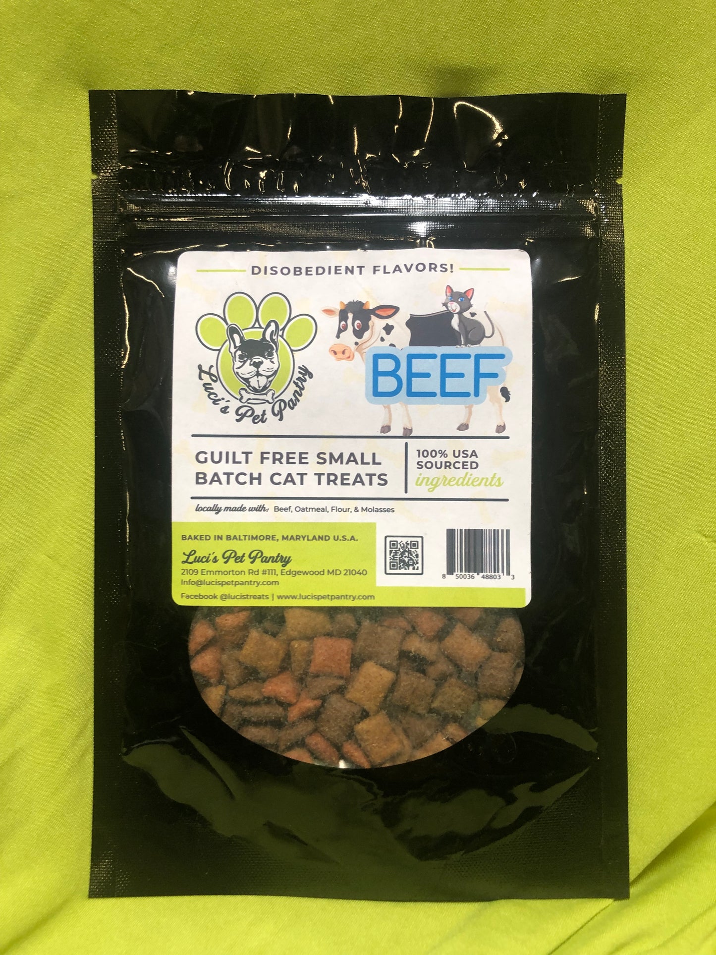 Beehive Chicken - All Natural "Chicken" Cat & Kitten Disobedient Treats - 2 oz. Pouch