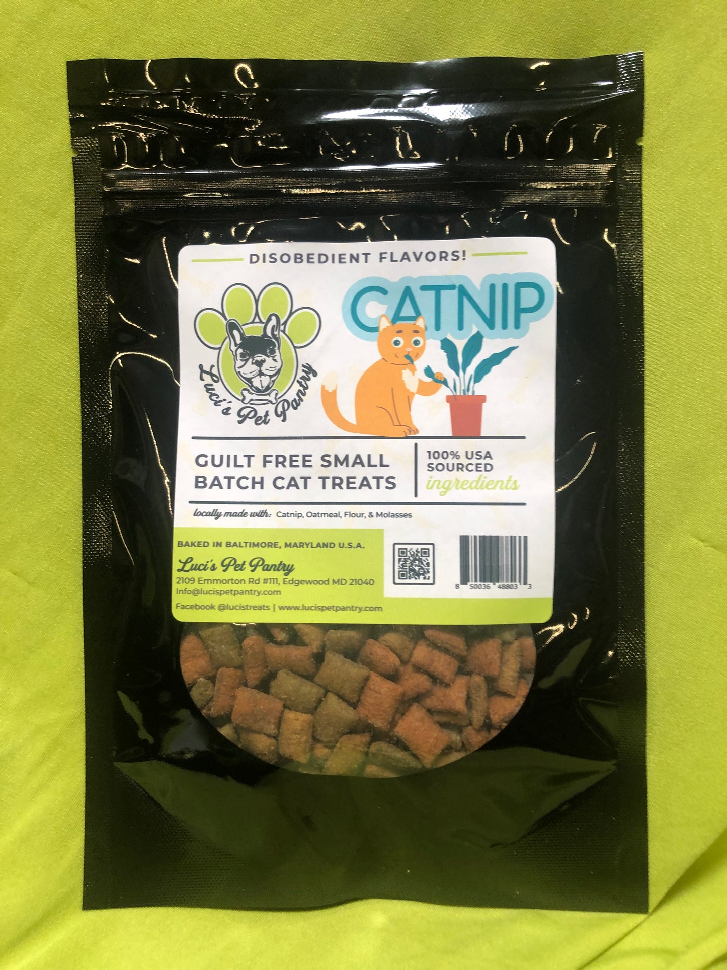 Beef - All Natural "Beef" Cat & Kitten Disobedient Treats - 2 oz. Pouch