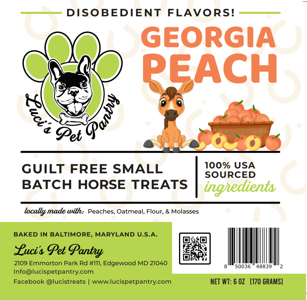 Strawberry Shortcake - All Natural "Strawberry" Horse Treats - Disobedient Biscuits 6 oz. Pouch