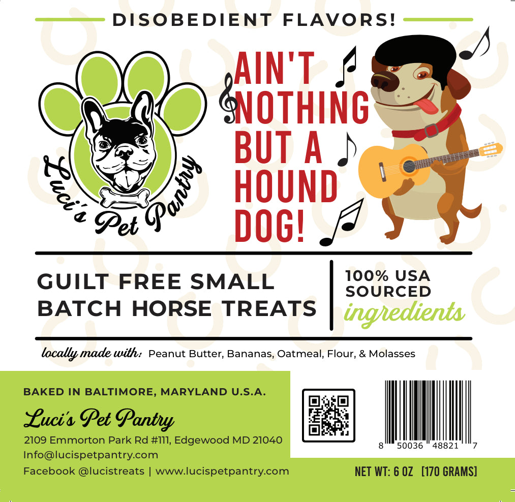 Strawberry Shortcake - All Natural "Strawberry" Horse Treats - Disobedient Biscuits 6 oz. Pouch