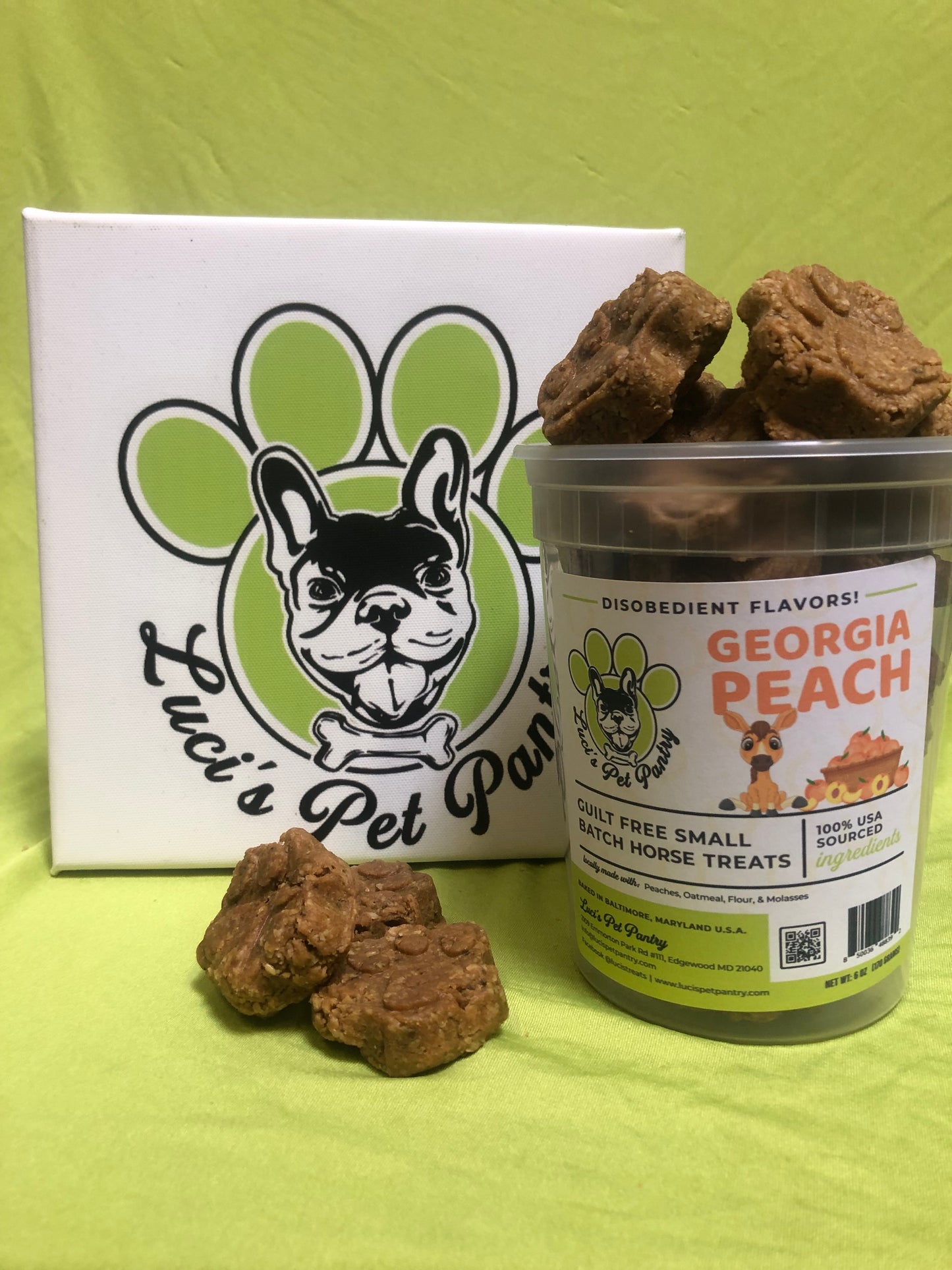 Ain't Nothing But Hound Dog - All Natural "Banana & Peanut Butter" Horse Treats - Disobedient Biscuits Bulk Tub