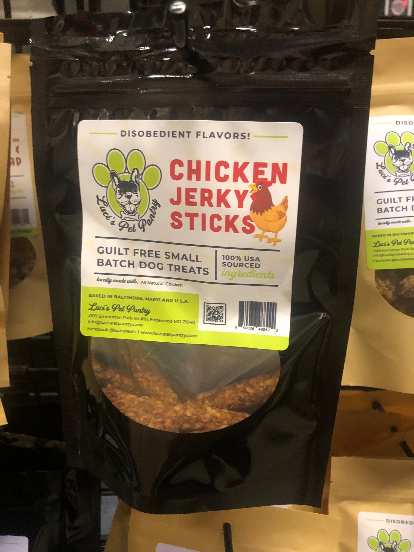 Turkey Sticks - All Natural Single Ingredient Dog & Puppy Jerky Treats - 2 oz. Pouch
