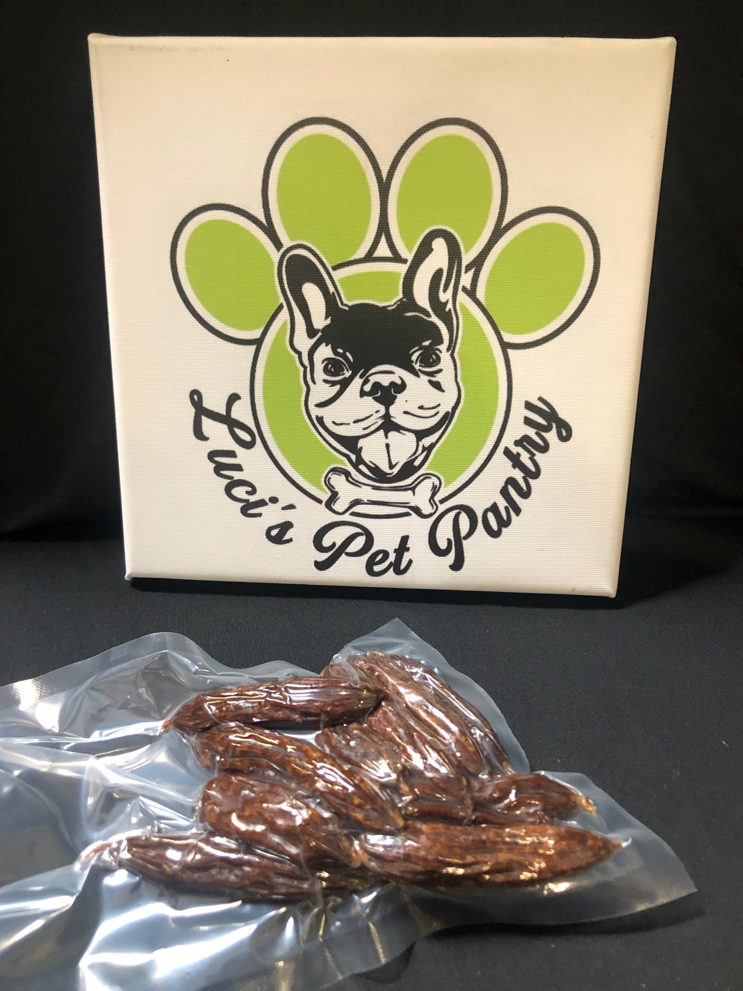 All Natural Smoked & Dehydrated Apple & Chicken Sausage Chews - Dog & Puppy Treats