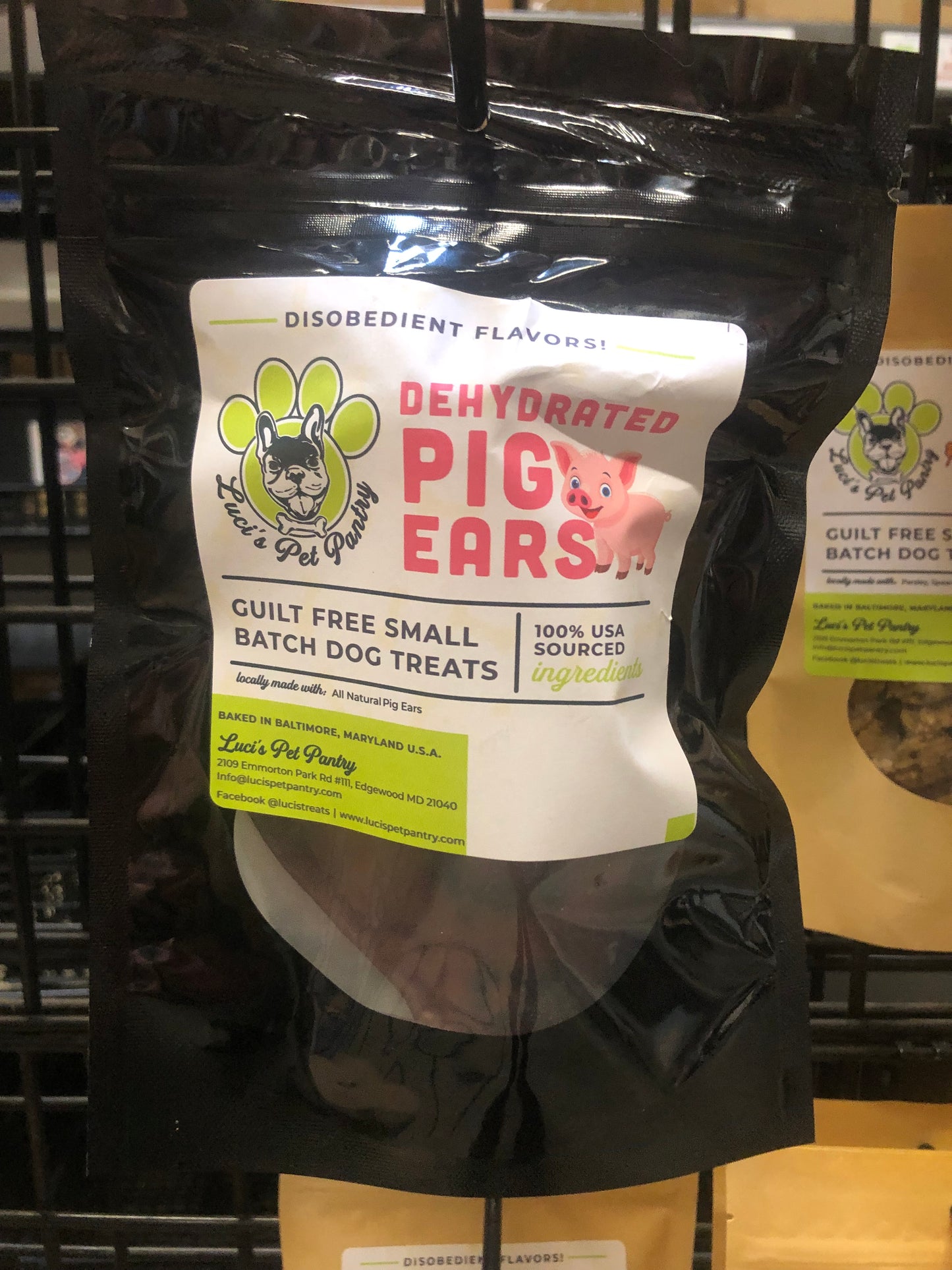 Dehydrated Giant Pig Ears All Natural Healthy Dog Chews